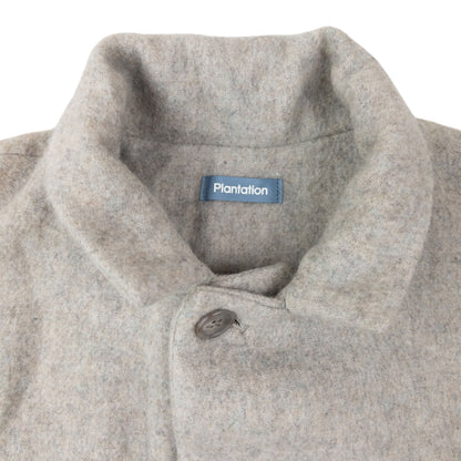 Vintage 90s Plantation By Issey Miyake Wool Button Up Jacket Size XL | XL, Grey