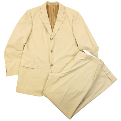 Vintage 2000s Burberry Jacket & Trousers Suit Set Size XL | XL, Beige