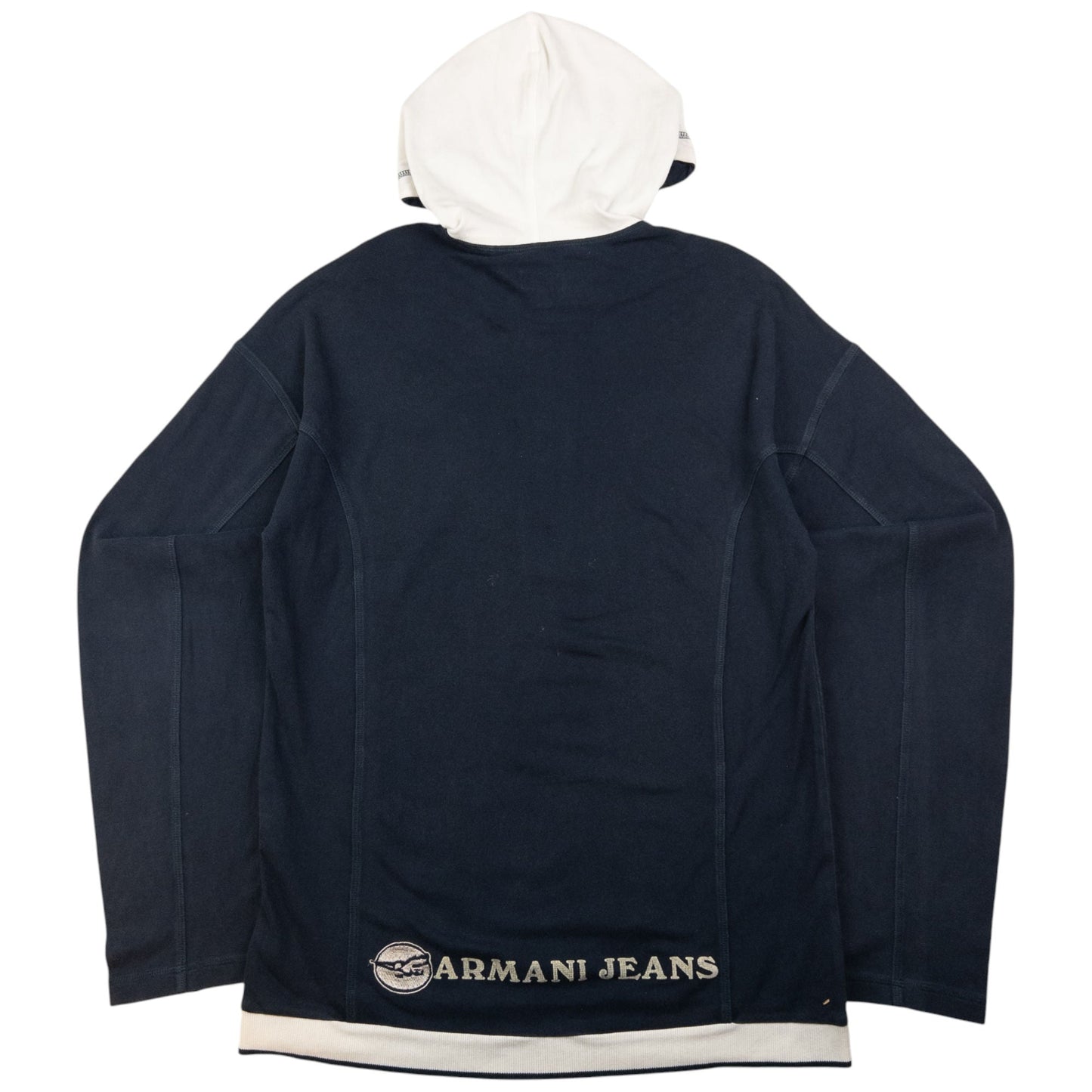 Vintage Armani Jeans Lightweight Hoodie Size M