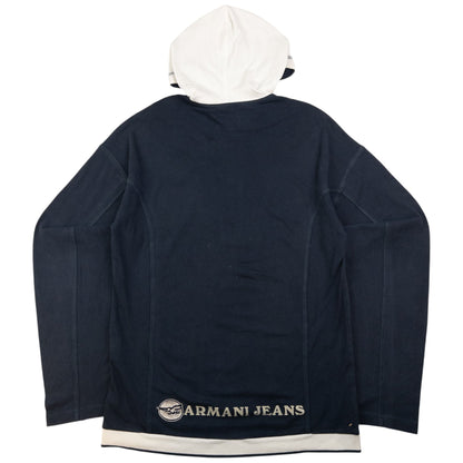 Vintage Armani Jeans Lightweight Hoodie Size M