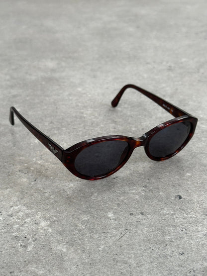 Emporio Armani 2000s Oval Logo Sunglasses