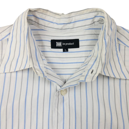 Vintage Issey Miyake Striped Long Sleeve Button Up Shirt Size S