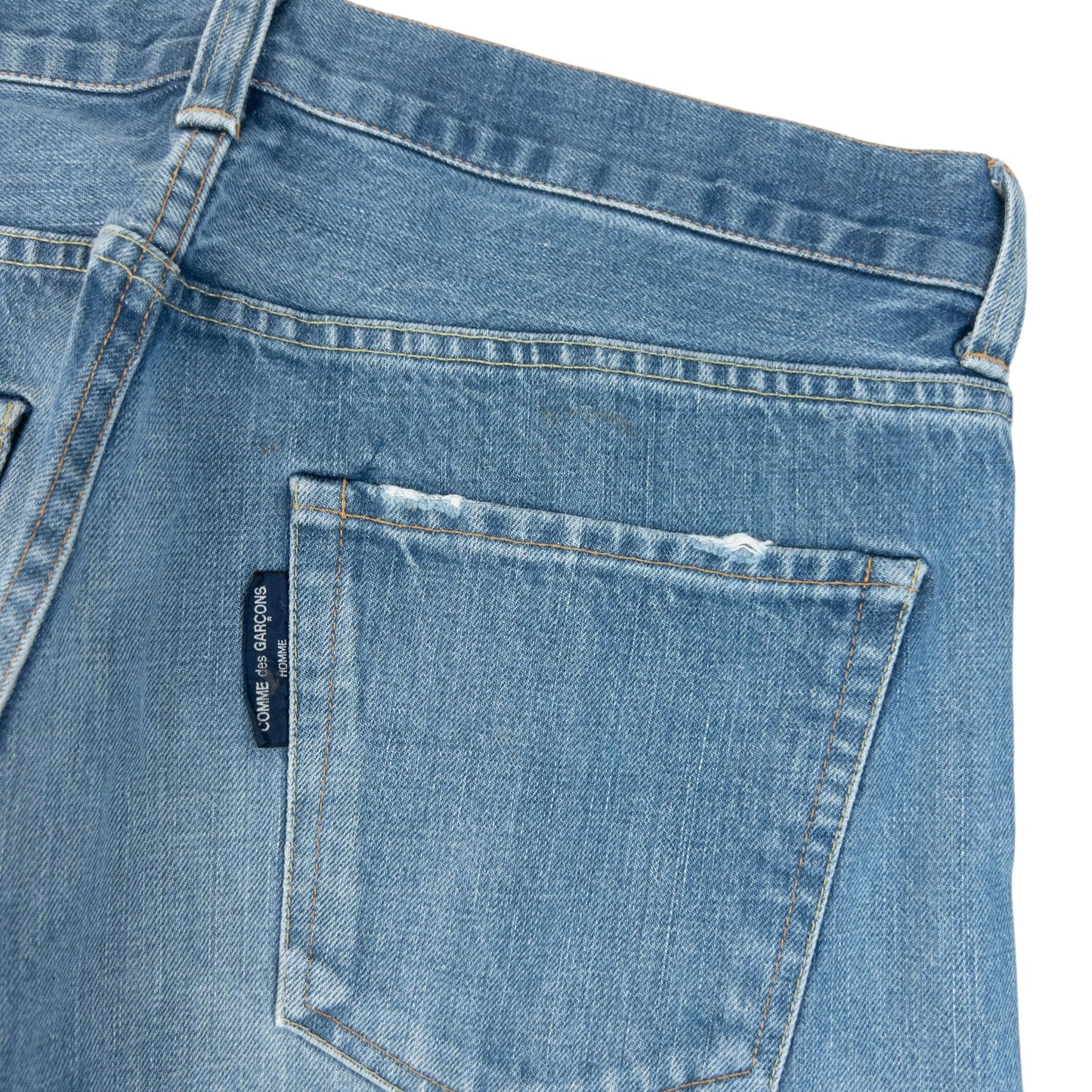Vintage 2000s Comme Des Garçons HOMME Denim Jeans Size W34 | W34, Blue