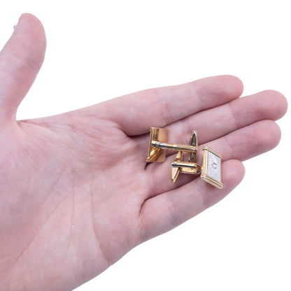 Vintage 90s Dior Embossed Cufflinks | O/S, Multicoloured