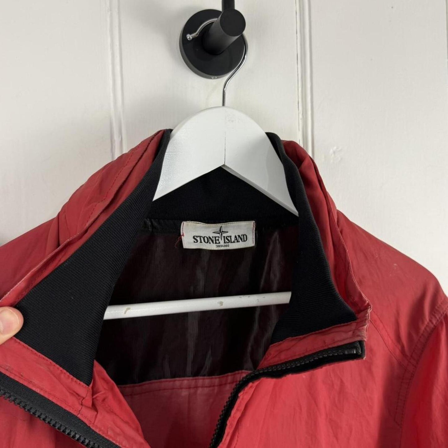Stone Island Reflex Mat Jacket Red – Size Large | Large, Red