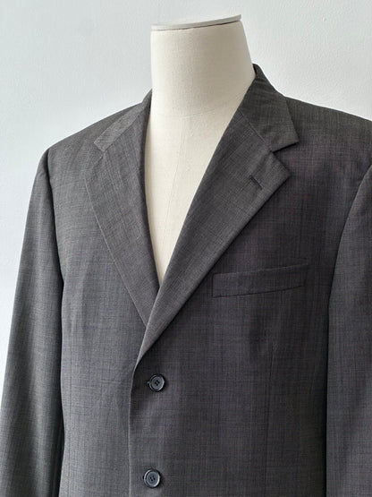 Givenchy 1990s Pure Worsted Wool Single Breasted Blazer - 42L