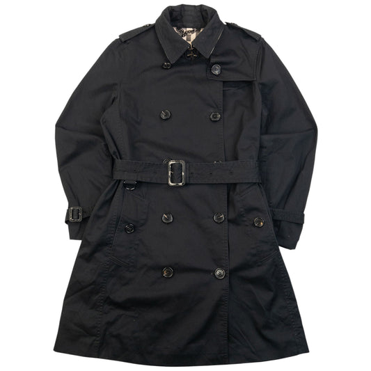 Burberry Nova Check Lined Belt Waist Jacket Womens Size S | Small, Black