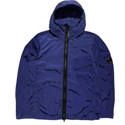 CP Company Nylon Zip Up Jacket | Large, Cobalt Blue