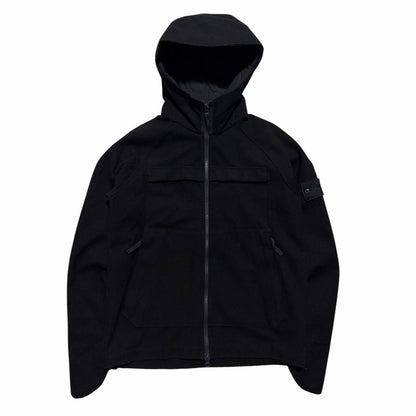 Stone Island Navy Ghost SW 3L Wool Jacket | Small, Navy
