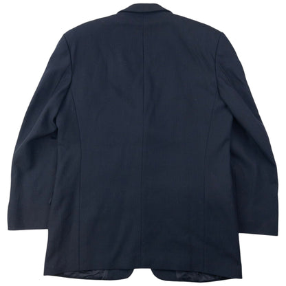 Vintage 90s Pierre Balmain Jacket & Trousers Suit Set Size L | Large, Navy