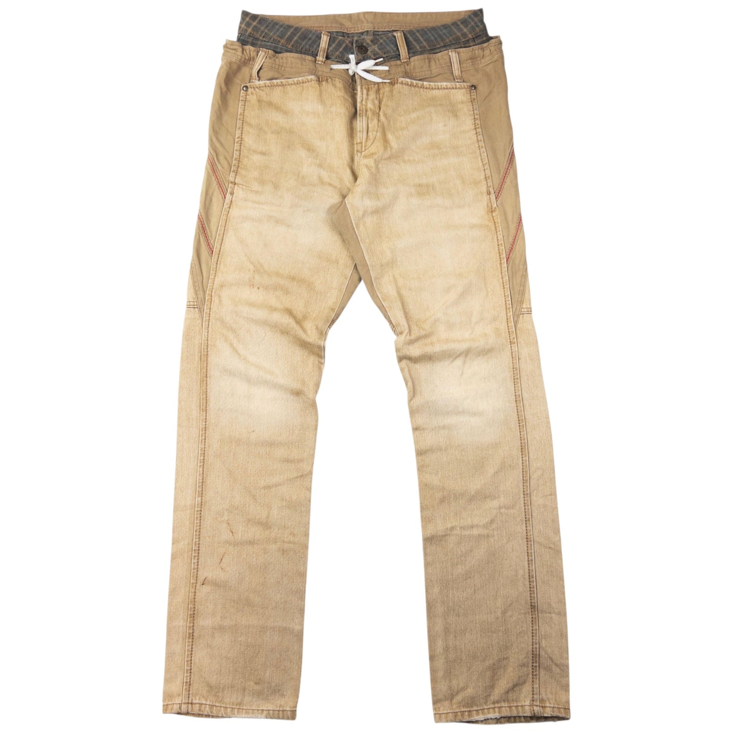 Vintage Marithe + Francois Girbaud Double Waist Denim Jeans Size W33