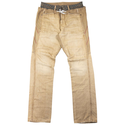 Vintage Marithe + Francois Girbaud Double Waist Denim Jeans Size W33