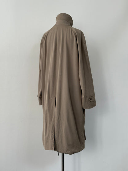 Burberry 1990s Pure Tasmania Wool High Neck Trench - L