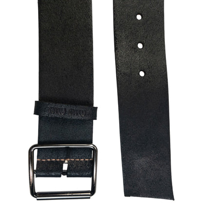 Vintage 2000sMiu Miu Leather Belt Size L | O/S, Black