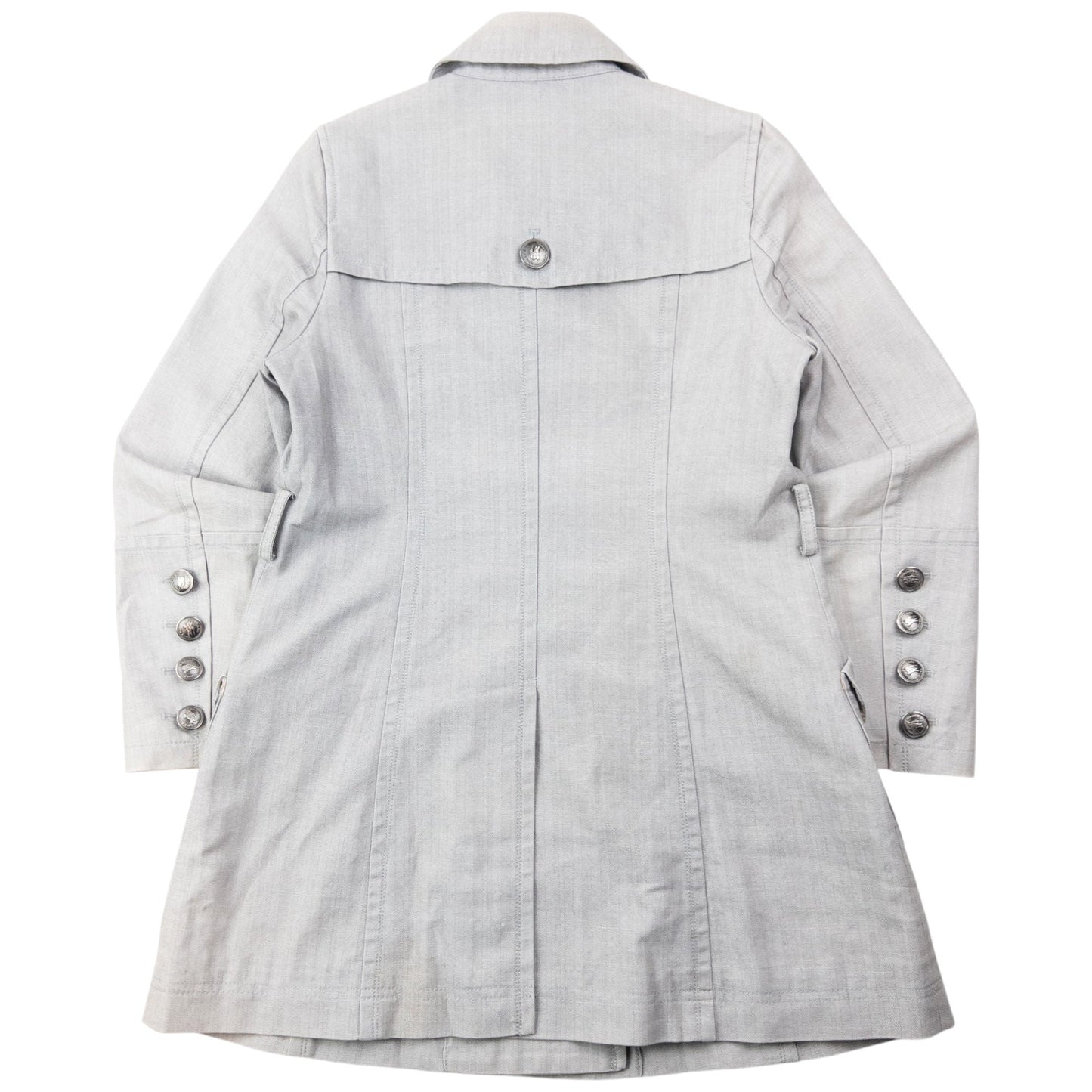 Vintage 2000s Burberry Blue Label Nova Check Lined Trench Jacket Womens Size M | Medium, Blue