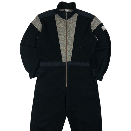 Vintage 90s Moncler One-Piece Jumpsuit Size L | Large, Black
