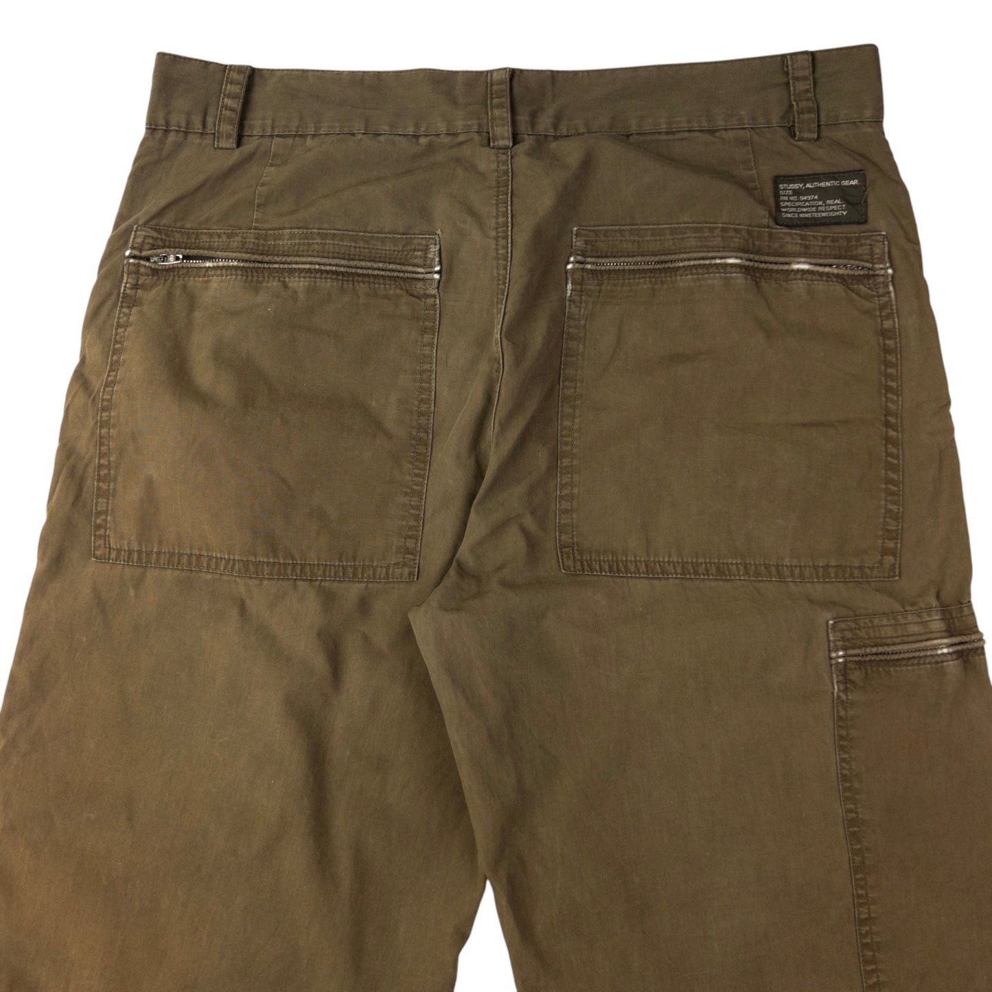 Vintage Stussy Cargo Trousers Size W35