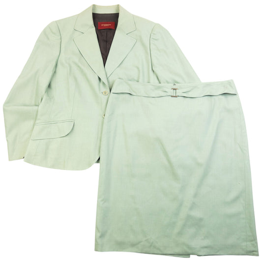 Vintage 2000s Burberry Jacket & Skirt Suit Set Womens Size XL | XL, Green