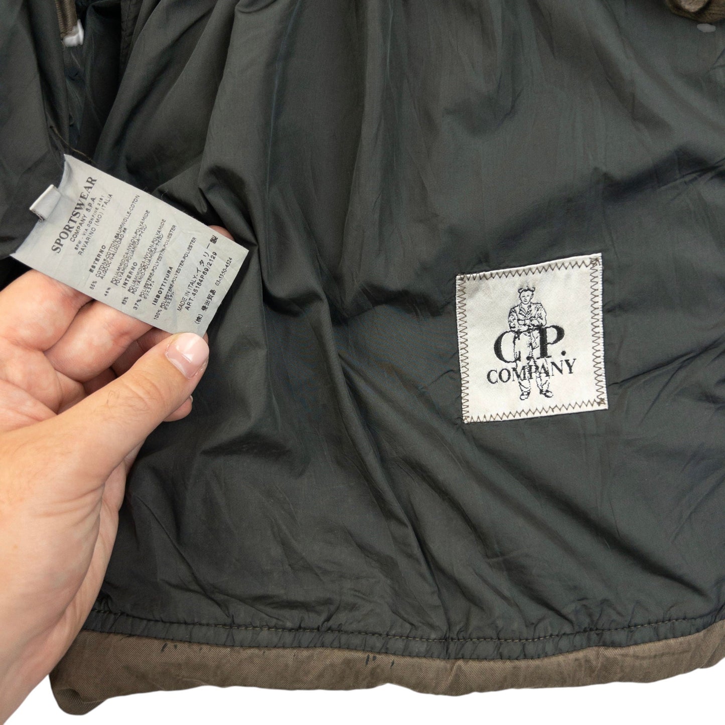Vintage 2006 CP Company Padded Zip Up Jacket Size L | Large, Brown
