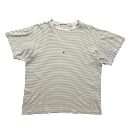 Stone Island 80's Marina Striped T-Shirt | Medium, Red