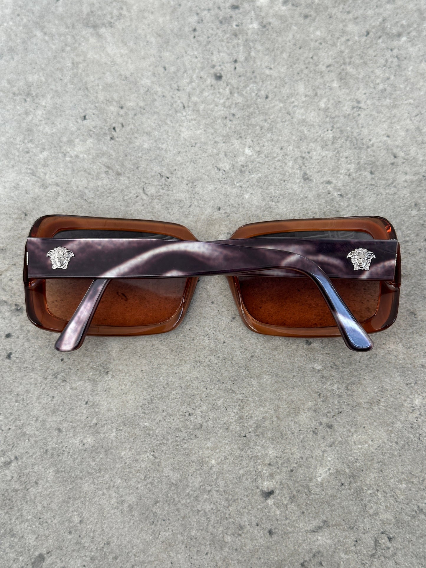 Versace 2000s Square Medusa Sunglasses