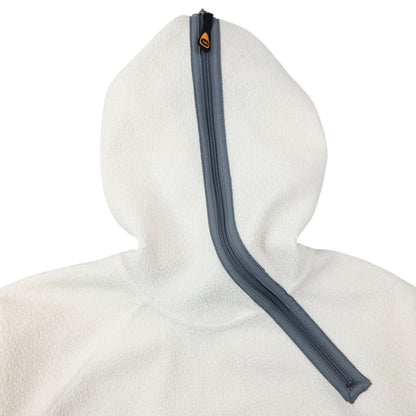 Vintage 2000s Nike Asymmetric Full Q Zip Fleece Hoodie Womens Size S | Small, Grey