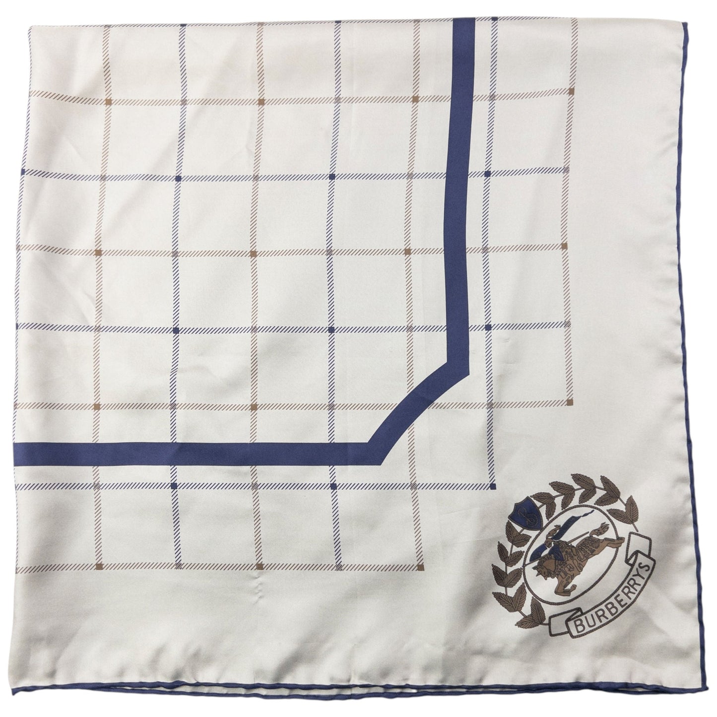 Vintage 90s Burberry Silk Scarf | O/S, Red