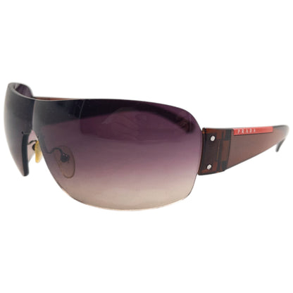 Vintage 2000s Prada Sport Rimless Sunglasses | O/S, Brown