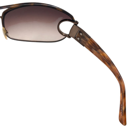 Vintage 2000s Gucci Horse Bit Sunglasses | O/S, Brown