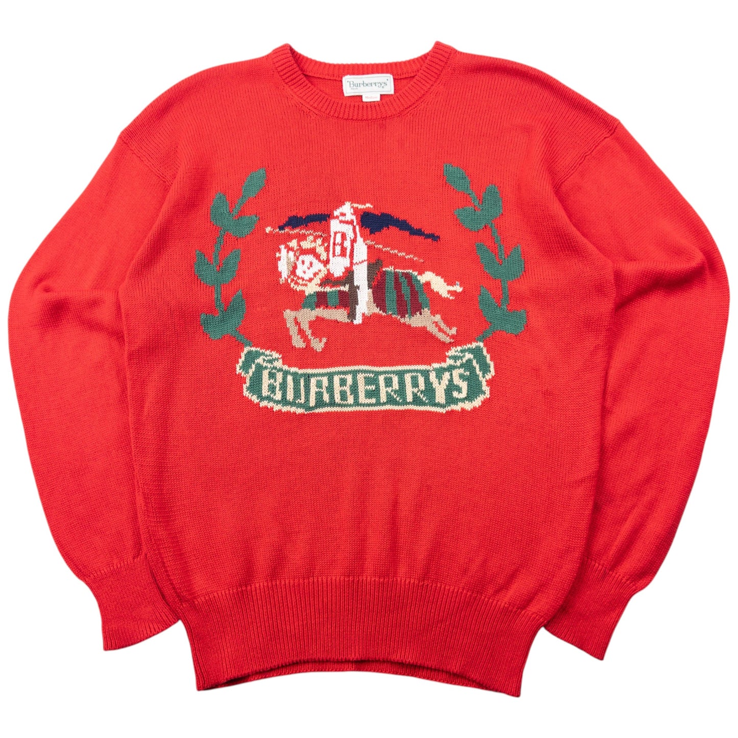 Vintage 80s Burberry Knit Jumper Size S