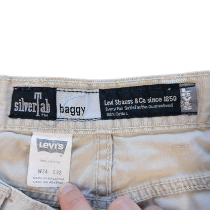 Vintage Levis SilverTab Baggy Trousers Size W33 - Known Source