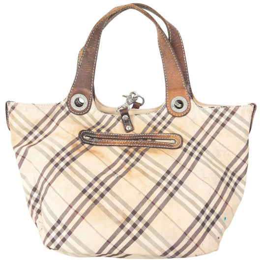 Vintage 2000s Burberry Blue Label Nova Check Reversible Handbag | O/S, Multicoloured