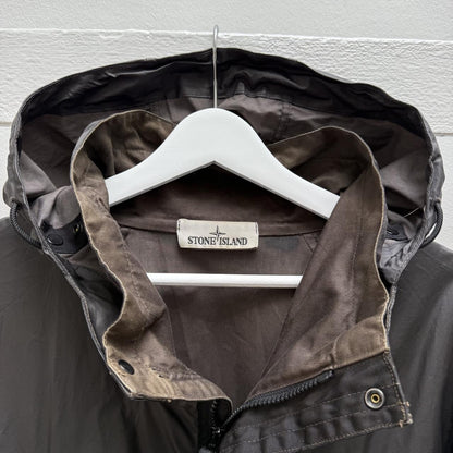 Stone Island Mussola Gommata Jacket (XL) | Extra Large, Black
