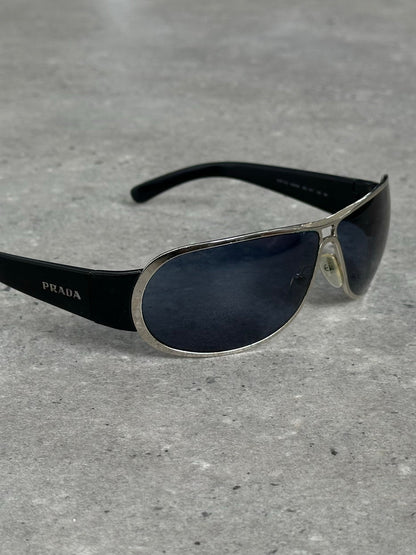 Prada 2000s Aviator Shield Sunglasses