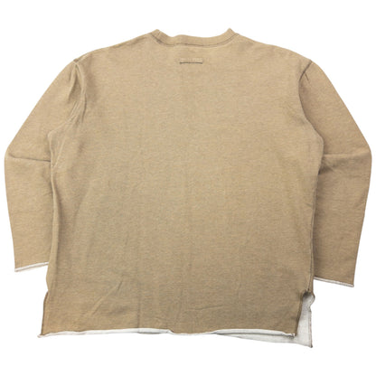Vintage 90s Gaultier Jean's Graphic Sweatshirt Size M | Medium, Beige