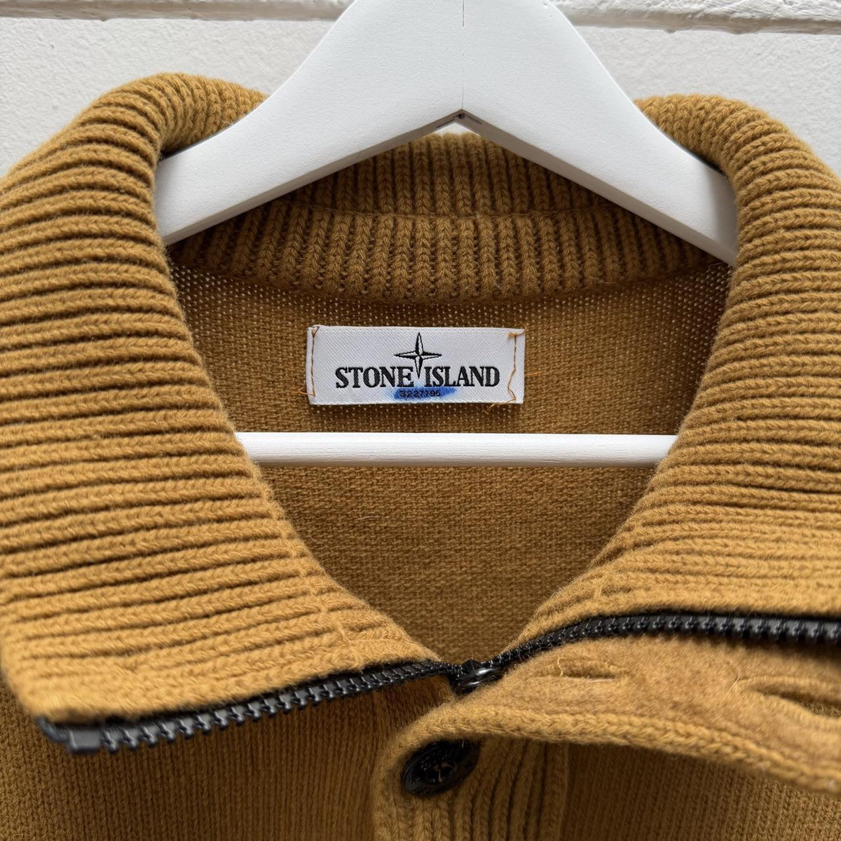 Stone Island Knit Jumper (L) | Large, Mustard
