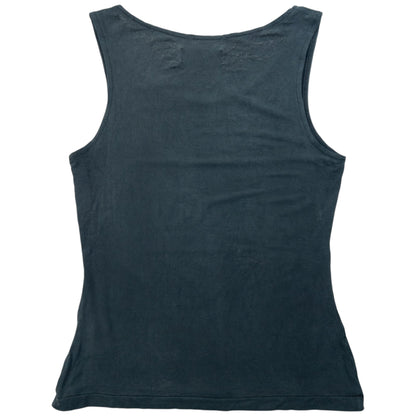 Vintage 2000s Yohji Yamamoto NOIR Lightweight Vest Top Womens Size S | Small, Grey