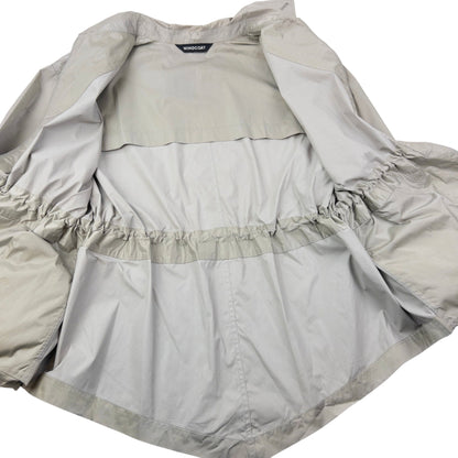 Vintage 90s Issey Miyake Windcoat Zip Up Rain Jacket Size L | Large, Grey