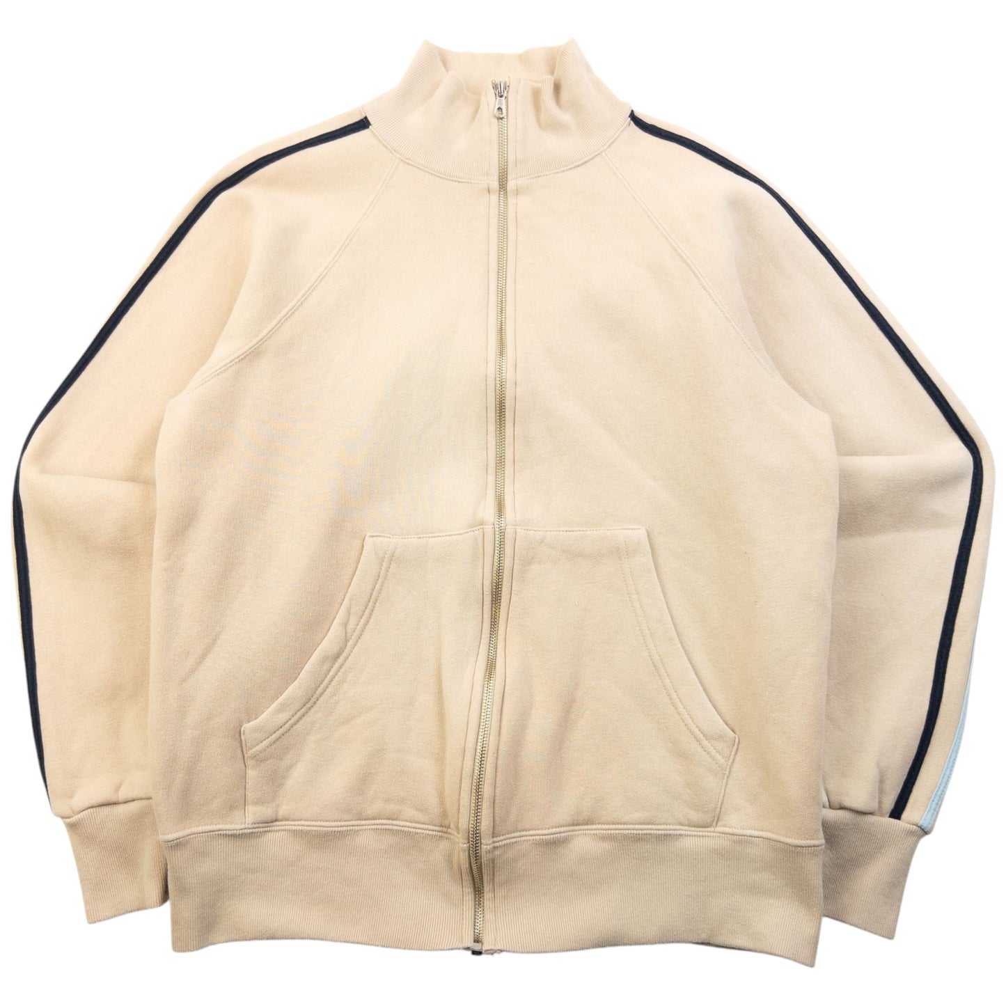 Vintage 2000s Dolce & Gabbana Zip Up Sweatshirt Size S | Small, Beige
