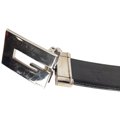 Vintage 2000s Gucci Leather Belt Size S | O/S, Black