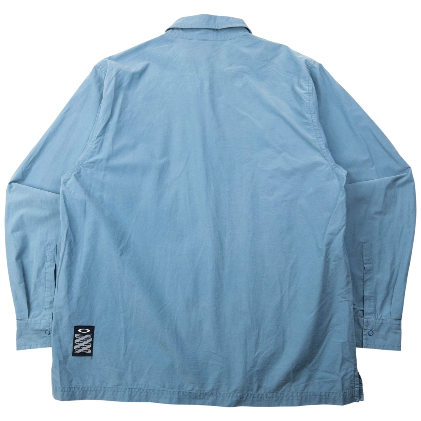 Vintage 2000s Oakley Long Sleeve Button Up Shirt Size L | Large, Blue