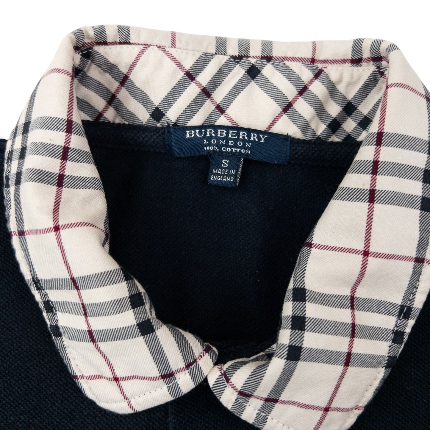 Vintage 2000s Burberry Nova Check Collar Polo Shirt Size S | Small, Multicoloured