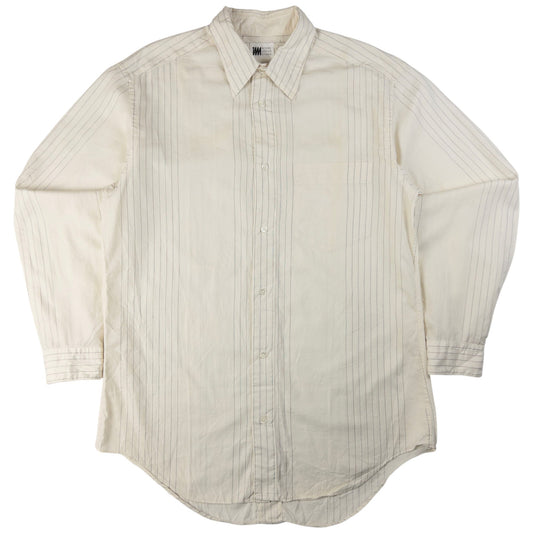 Vintage Issey Miyake Striped Long Sleeve Button Up Shirt Size M