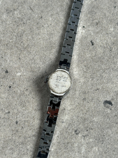 Regus 1970s Swiss Silver ToneJewel Mechanical Watch