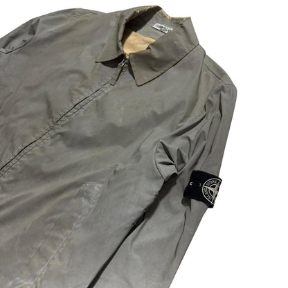 Stone Island Antique Reflective Jacket | XL, Reflective Grey