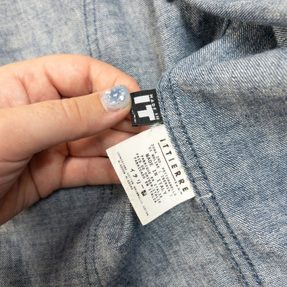 Vintage 2000s Versace Jeans Couture Button Up Denim Jacket Size S | Small, Blue