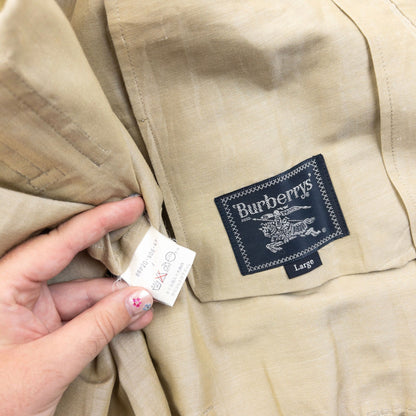 Vintage 90s Burberry Zip Up Jacket Size S | Small, Multicoloured