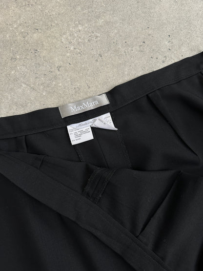 Max Mara 1990s Lightweight Tapered Tailored Trousers - W28
