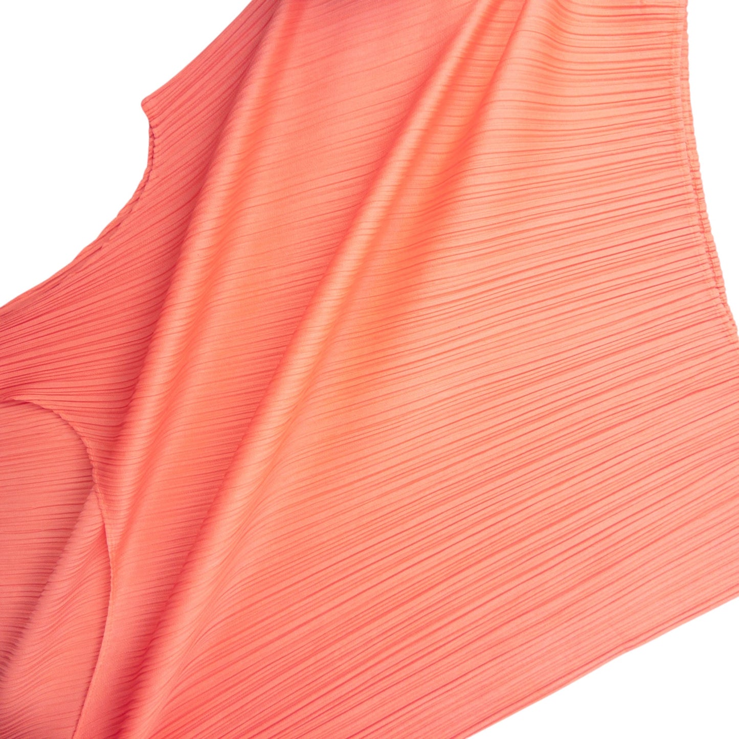 Vintage 90s Issey Miyake Pleated Vest Top Womens Size L | Large, Pink