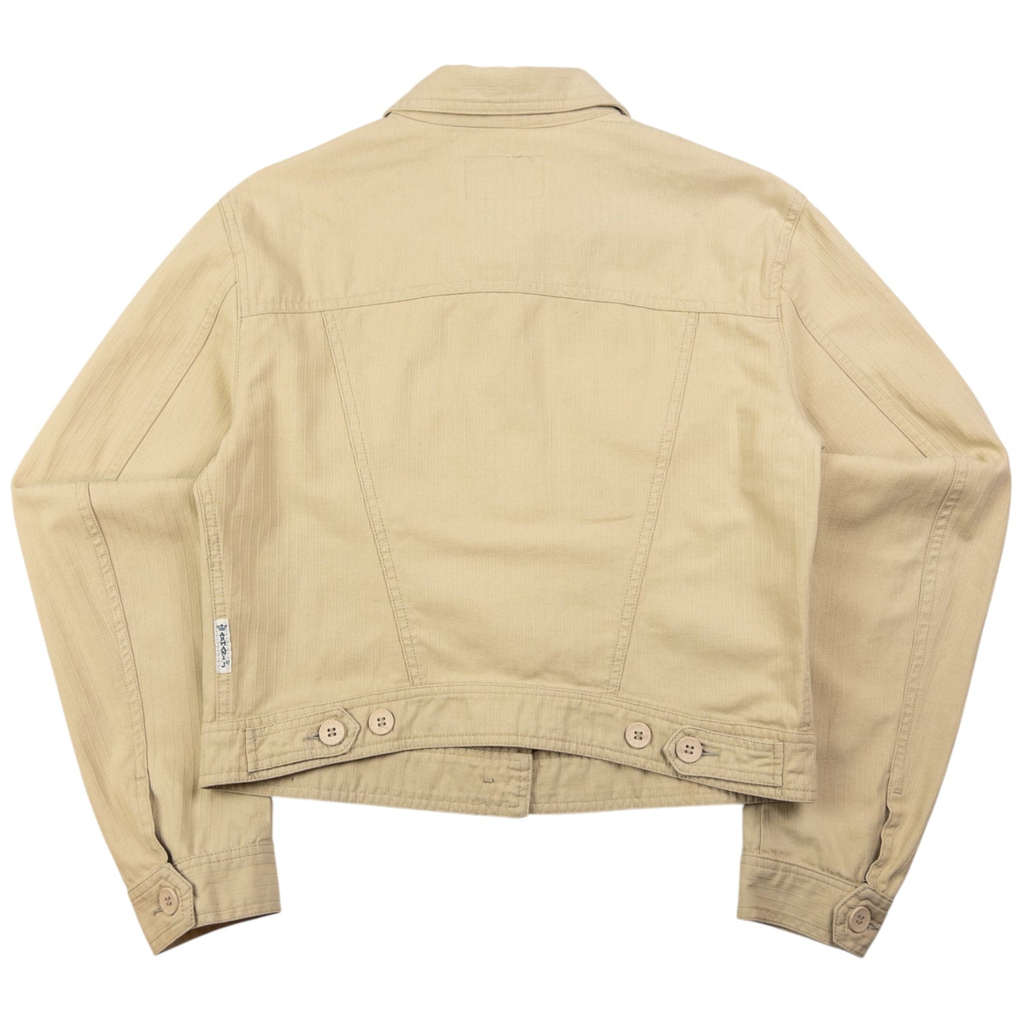 Vintage Armani Jeans Cropped Button Up Jacket Womens Size S